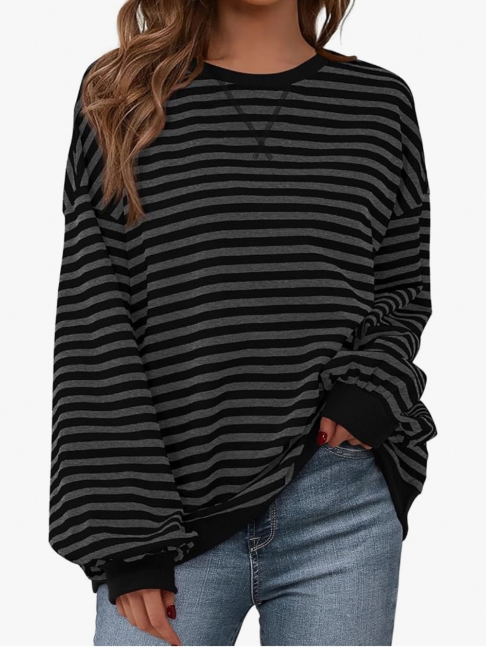 striped long-sleeved t-shirts
